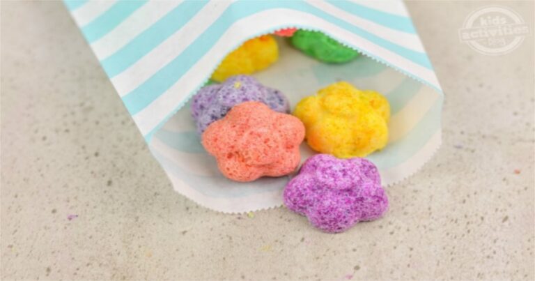 DIY bath fizzies for mothers day