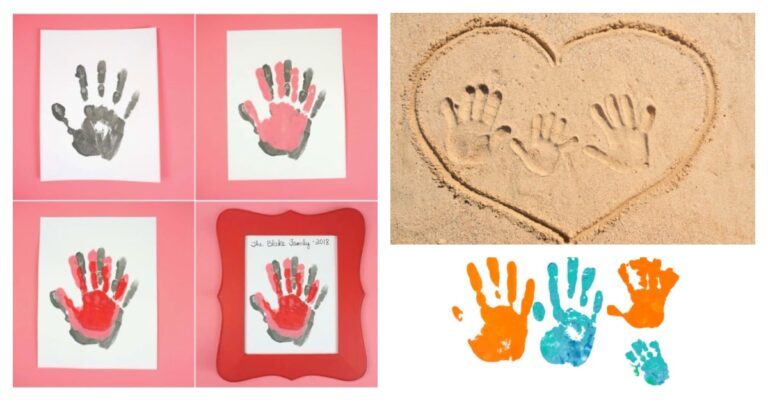 Handprint art for families Kids activities blog