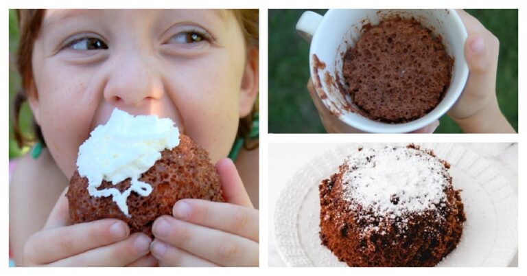 Mug cake mix recipe on Kids Activities Blog