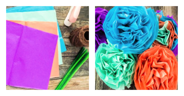 Tissue Paper Flower Craft Kids Activities Blog FB
