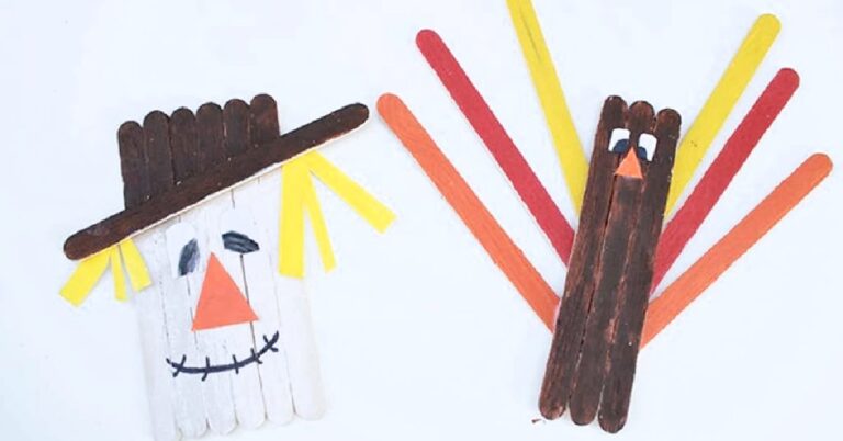 Fall popsicle stick crafts for kids Kids Activities Blog fb