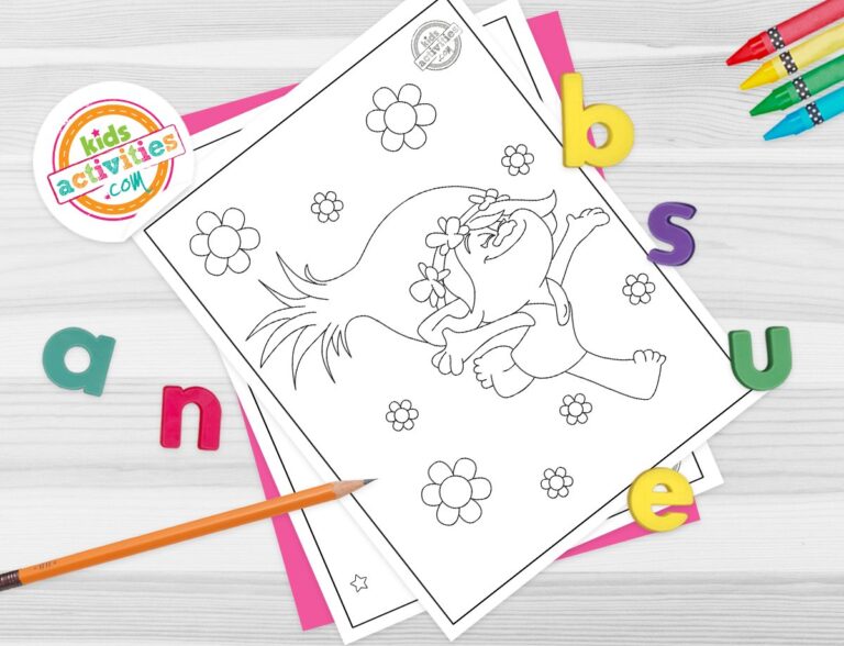 Trolls Coloring Pages Facebook