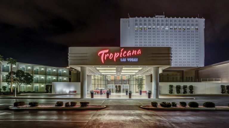 Tropicana Las Vegas North Entrance Exterior