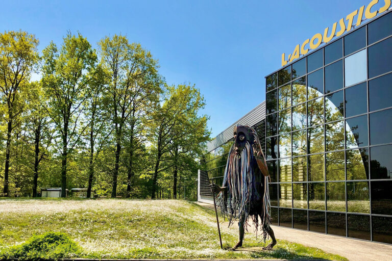 Bob in front of the head office of L Acoustics cropped