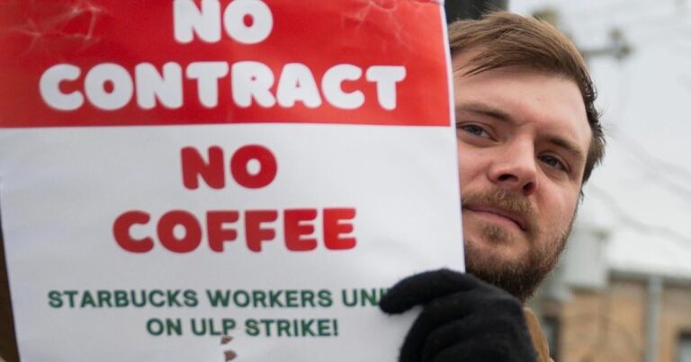 cbsn fusion starbucks workers on strike days before holidays thumbnail