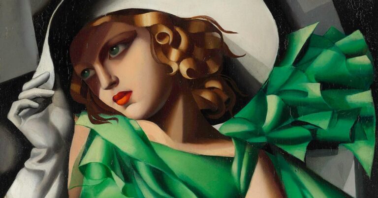 tamara de lempicka young woman in green 1280