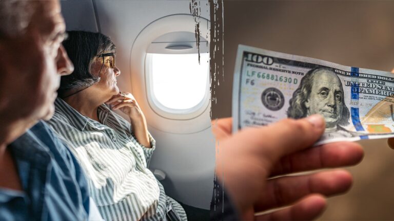 flight passenger offered money to swtich seats